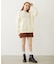 BLOOMING FLOWER EMBROIDERY SWEAT TOP