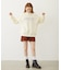 BLOOMING FLOWER EMBROIDERY SWEAT TOP