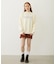 BLOOMING FLOWER EMBROIDERY SWEAT TOP