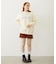 BLOOMING FLOWER EMBROIDERY SWEAT TOP