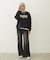 BLOOMING FLOWER EMBROIDERY SWEAT TOP