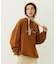 BLOOMING FLOWER EMBROIDERY SWEAT TOP
