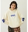 HEART ELBOW PATCH SWEAT HOODIE