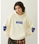 HEART ELBOW PATCH SWEAT HOODIE