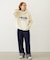 RETRO LOGO FELT PATCH SWEAT HOODIE