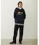 RETRO LOGO FELT PATCH SWEAT HOODIE