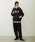 RETRO LOGO FELT PATCH SWEAT HOODIE