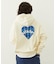 PLAID HEART SWEAT HOODIE