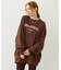 STENCIL AND BAR LOGO BIG SWEAT TOP
