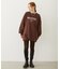 STENCIL AND BAR LOGO BIG SWEAT TOP