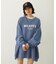 STENCIL AND BAR LOGO BIG SWEAT TOP
