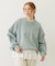 FLOWER ELBOW PATCH SWEAT TOP