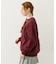 FLOWER ELBOW PATCH SWEAT TOP