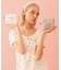 CHERRY PATTERN WAFFLE PUFF SLEEVES TOP
