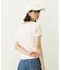 CHERRY PATTERN WAFFLE PUFF SLEEVES TOP