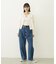CHERRY PATTERN WAFFLE PUFF SLEEVES TOP