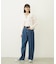 CHERRY PATTERN WAFFLE PUFF SLEEVES TOP