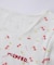 CHERRY PATTERN WAFFLE PUFF SLEEVES TOP
