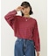 TUCK STRIPE L/S TOP