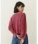 TUCK STRIPE L/S TOP