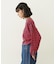 TUCK STRIPE L/S TOP