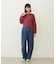 TUCK STRIPE L/S TOP