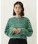TUCK STRIPE L/S TOP