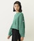TUCK STRIPE L/S TOP