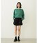TUCK STRIPE L/S TOP