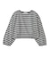 TUCK STRIPE L/S TOP