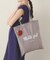 ICING LOGO POLKA DOT FLAT TOTE