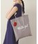 ICING LOGO POLKA DOT FLAT TOTE