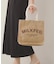 MILKFED. JUTE TOTE BAG