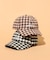 BRUSHED CHECKERED LOGO CAP