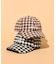 BRUSHED CHECKERED LOGO CAP