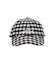 BRUSHED CHECKERED LOGO CAP