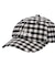 BRUSHED CHECKERED LOGO CAP