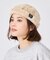 LOGO FLUFFY ROLL CAP
