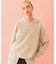 CHERRY PATTERN WAFFLE HOODIE TOP