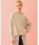 CHERRY PATTERN WAFFLE HOODIE TOP