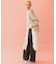 CHERRY PATTERN WAFFLE HOODIE TOP