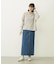 CHERRY PATTERN WAFFLE HOODIE TOP