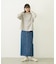 CHERRY PATTERN WAFFLE HOODIE TOP