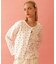 CHERRY PATTERN WAFFLE CARDIGAN