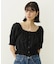 SQUARE NECK PUFF SLEEVE BLOUSE