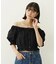 SQUARE NECK PUFF SLEEVE BLOUSE