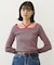 RIB HALTER NECK TOP