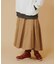 TWILL FLARE SKIRT