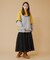 TWILL FLARE SKIRT