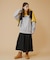 TWILL FLARE SKIRT